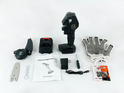 Mini Motosierra Con Guantes